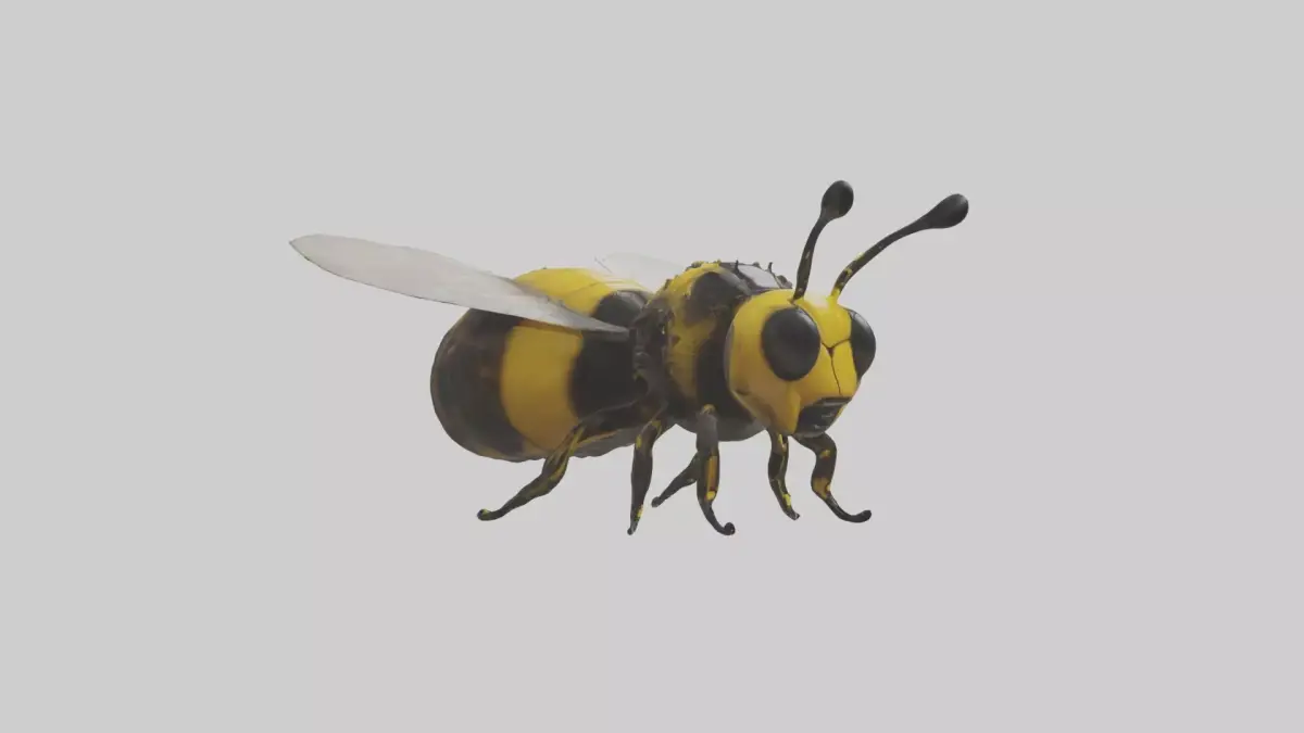Bumblebee Model 1 Low-poly 3D model