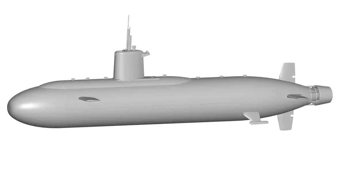 Submarine 3D model