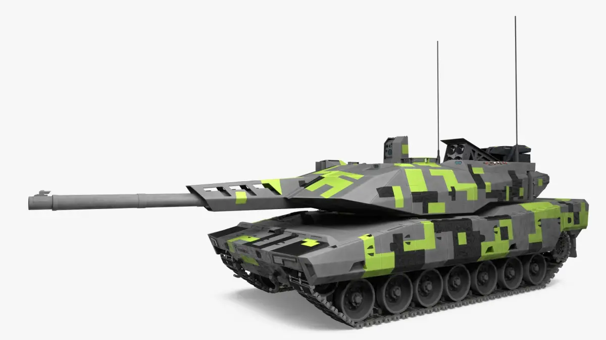 Rheinmetall Panther KF51 Main Battle Tank 3D model