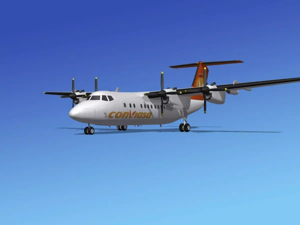 Dehavilland DHC-7 Conviasa 3D model
