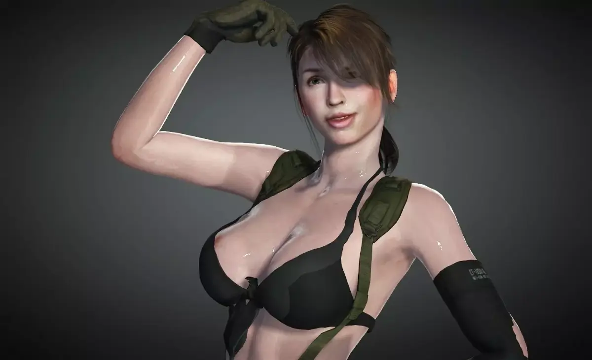 Quiet from Metal Gear Solid 5 3D Model Free low-poly 3D model