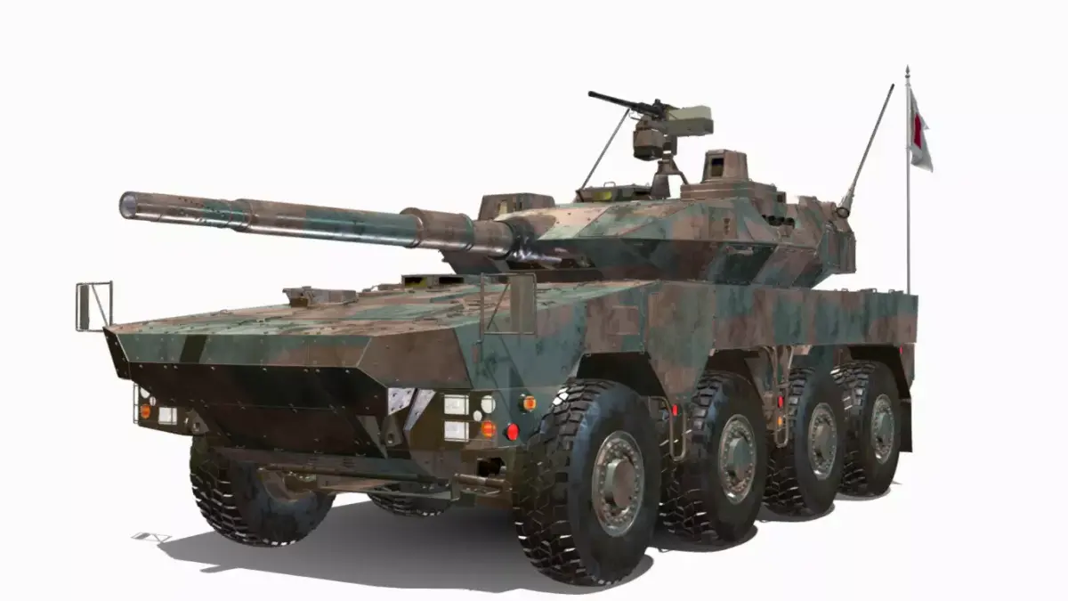 TYPE 16 MCV 8X8 Low-poly 3D model