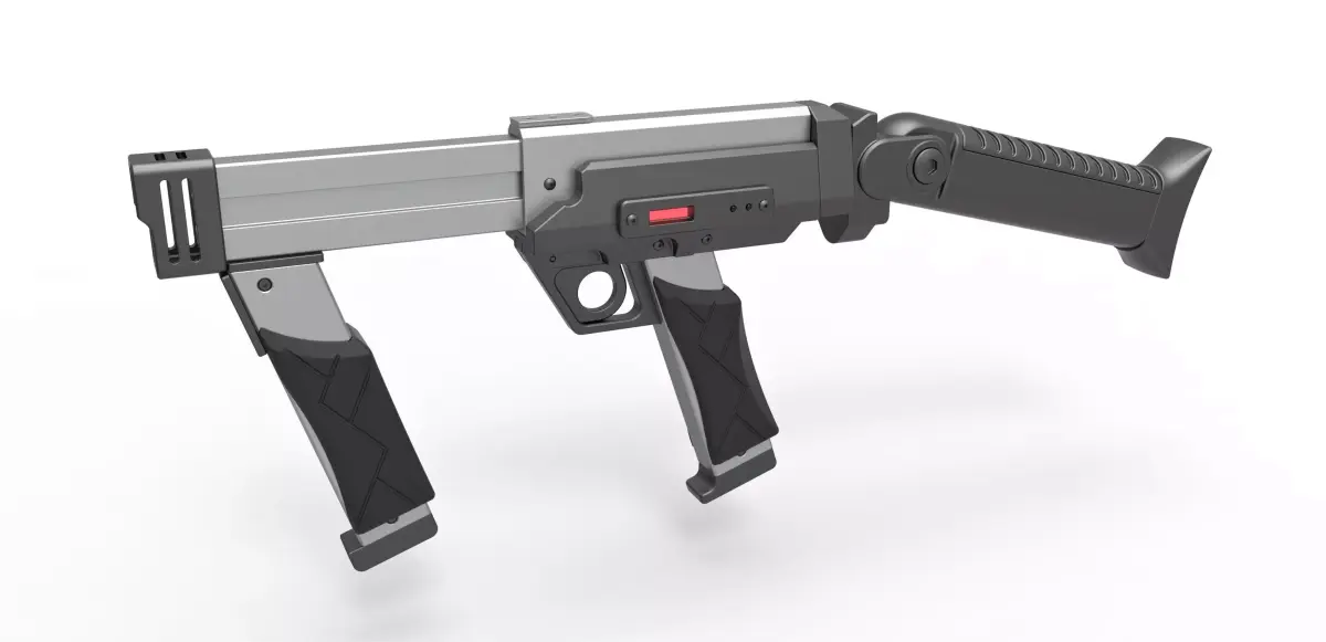 Blaster rifle from the movie Lost in space 1998 3D model