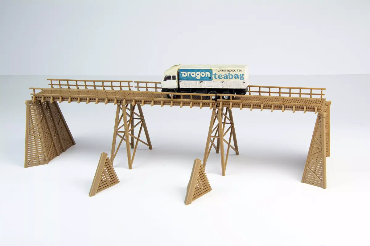Temporary road bridge 1-87 FDM 3D print model