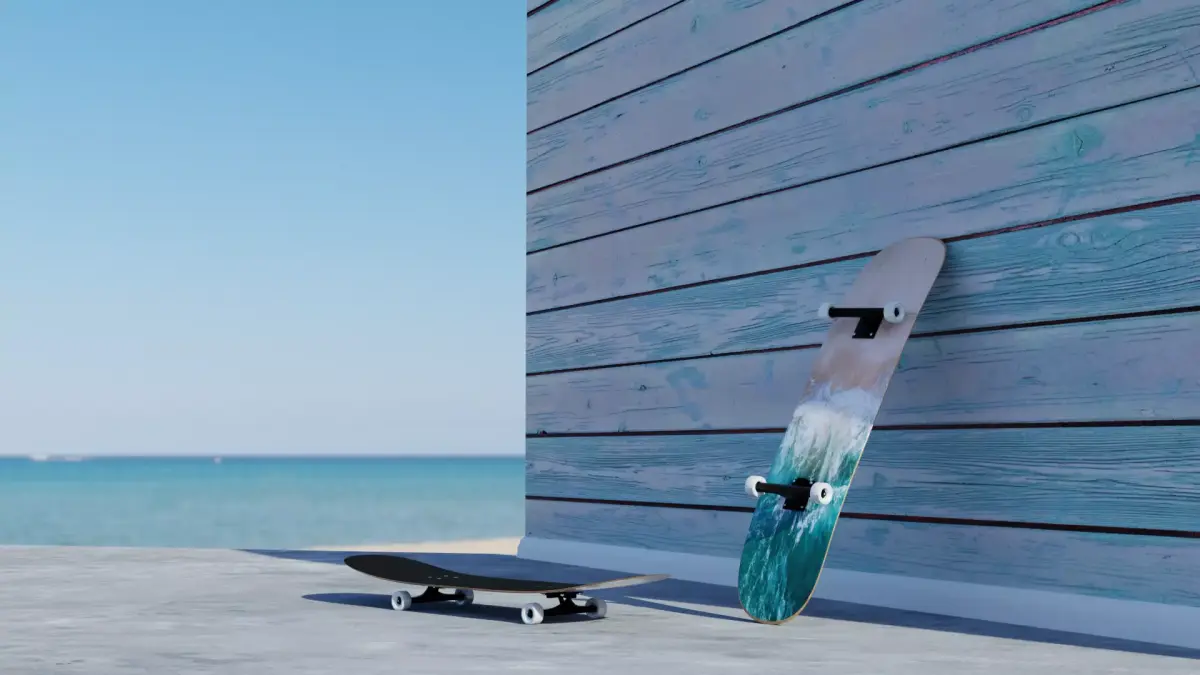 3D Skateboard 3D model