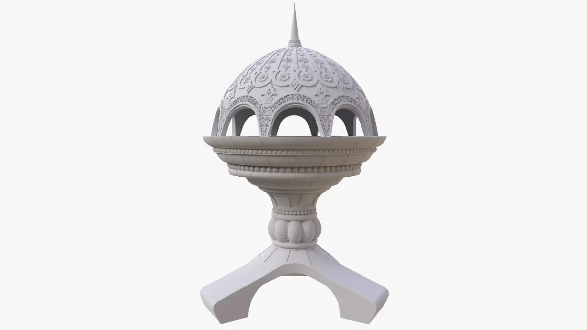 Al Riyam Incense Burner 3D model