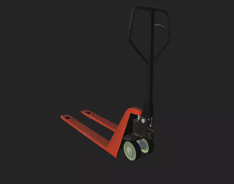 industry frog lifter Low-poly 3D model