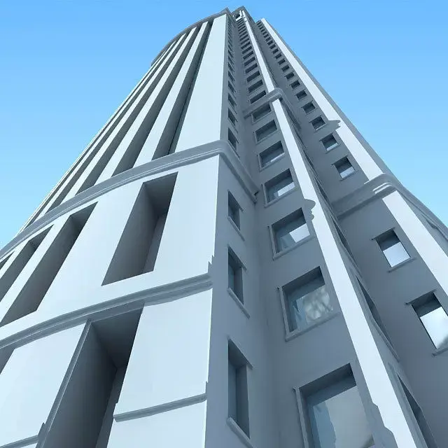 City Tower Building 77 3D model