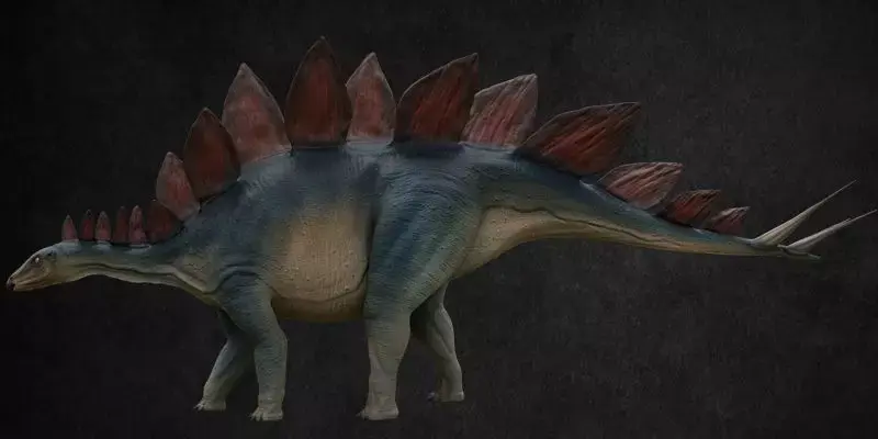 Stegosaurus dinosaur Low-poly 3D model get