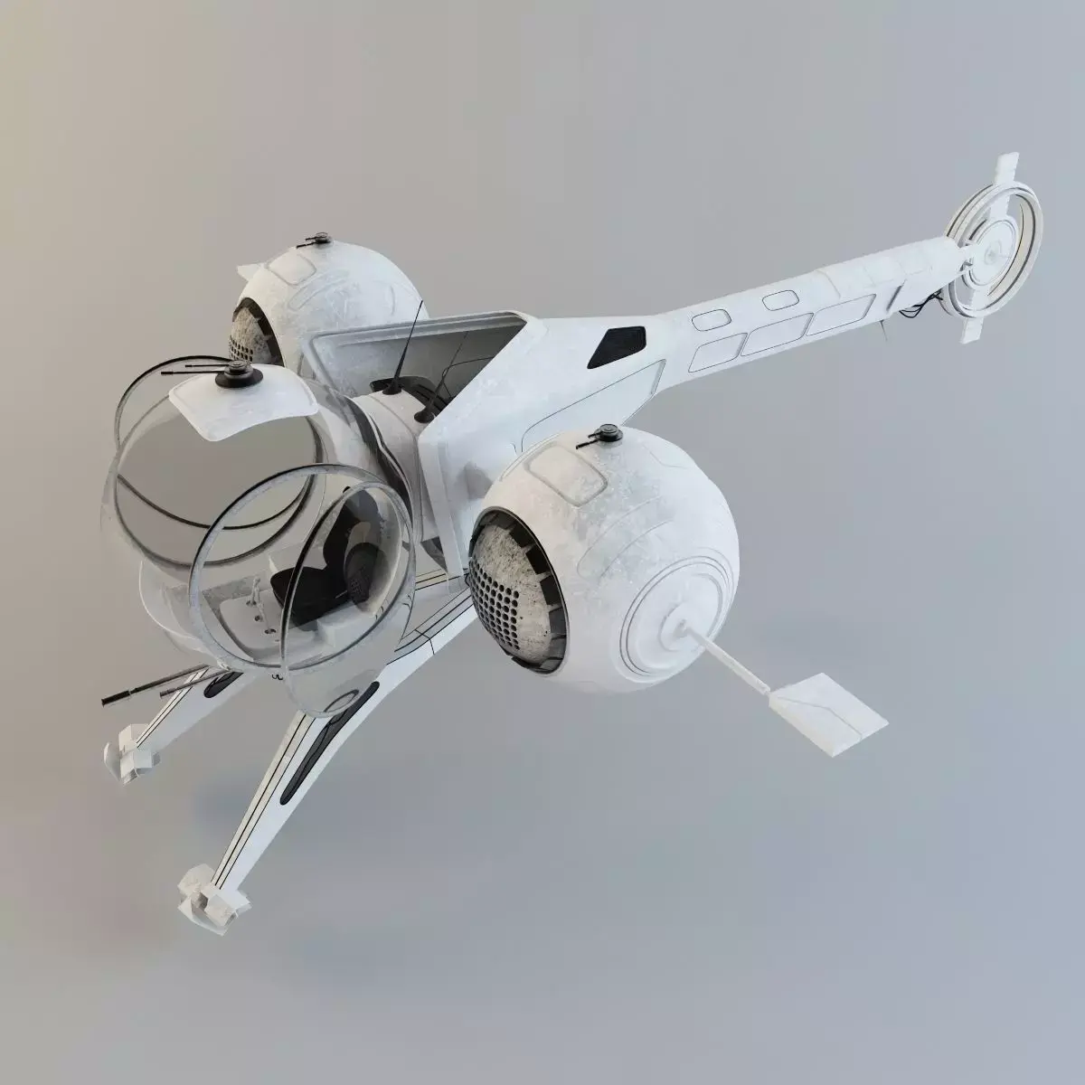 Oblivion bubble ship model 3D model