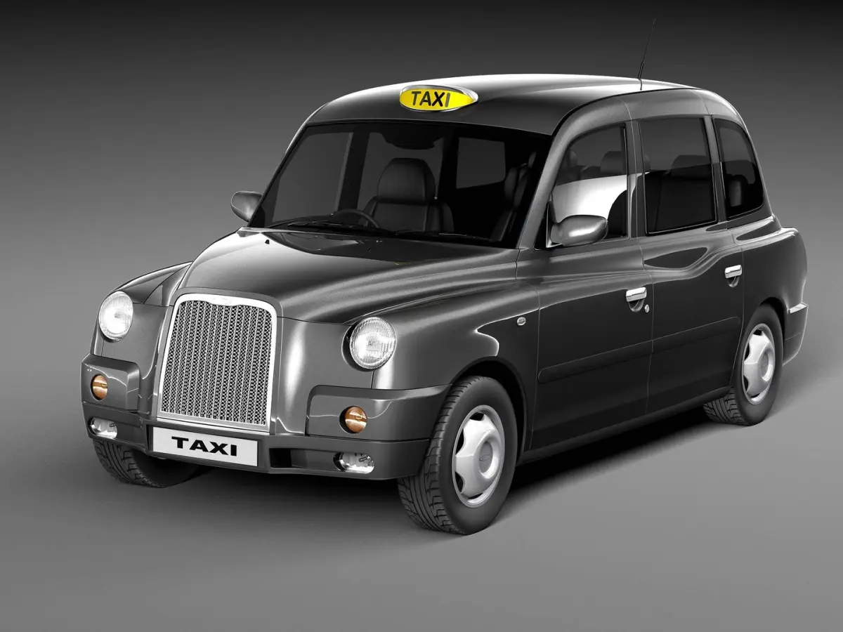London Taxi TX4 3D model