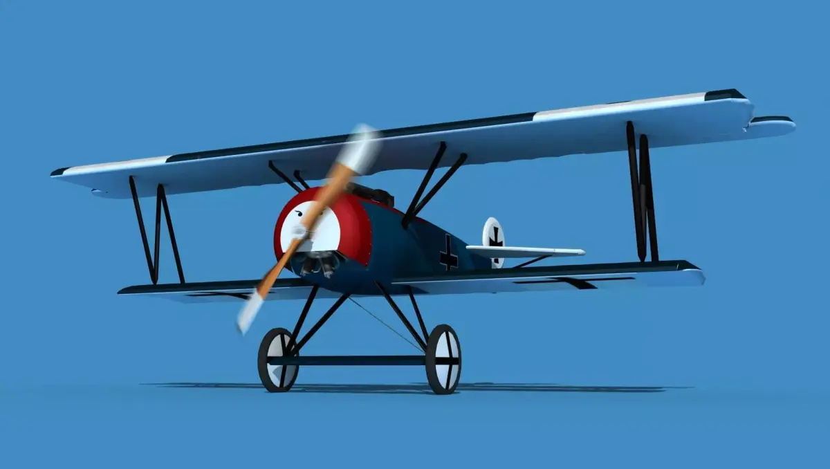 Fokker D-VI V09 3D model