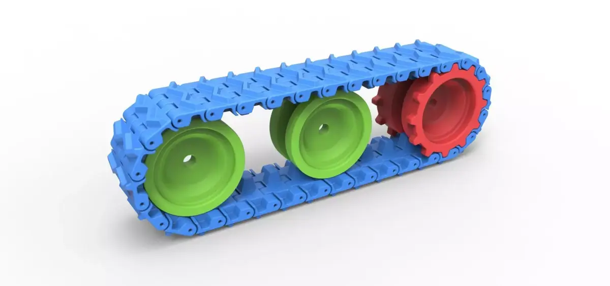Track for toy models 3D print model