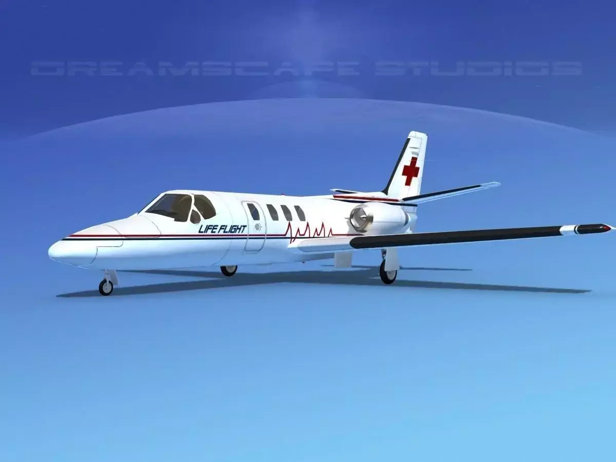 Cessna 500 Citation I V14 3D model purchase