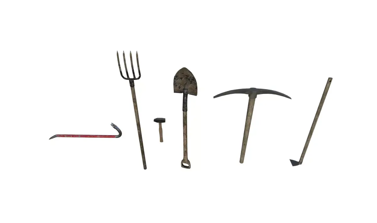 Melee Weapon Pack Low-poly 3D model buy