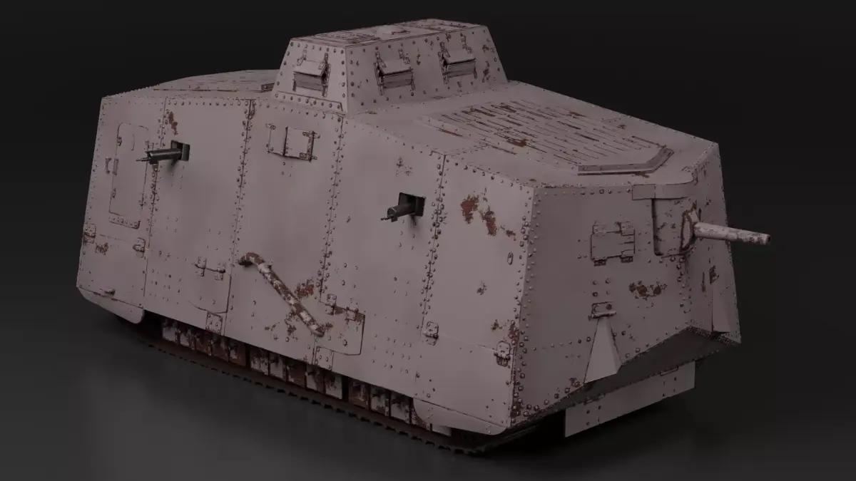 A7V Tank 3D model