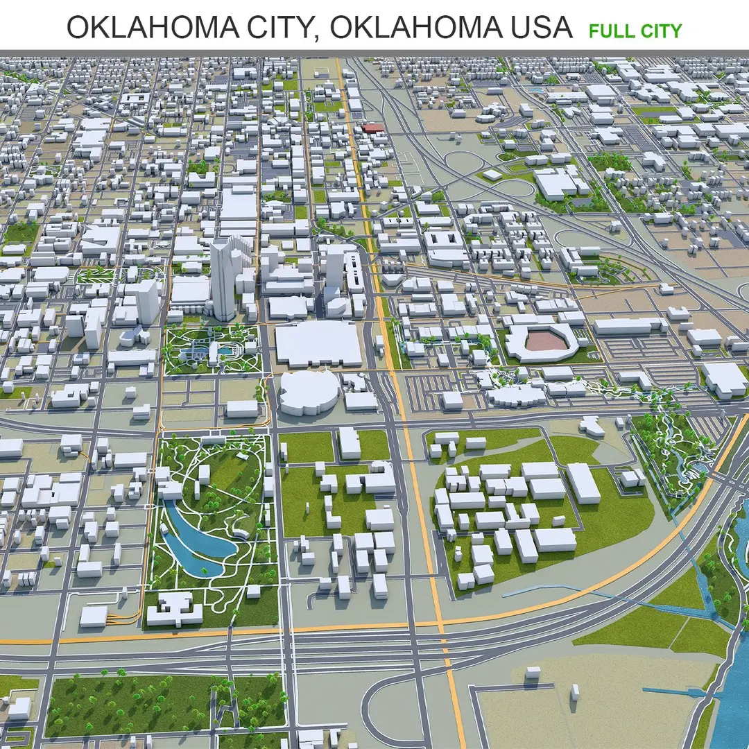 Oklahoma Oklahoma USA 3D model