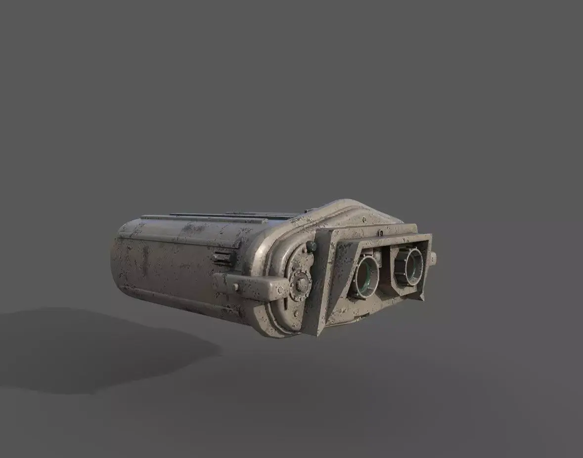 Electrobinouculars camera Free 3D model