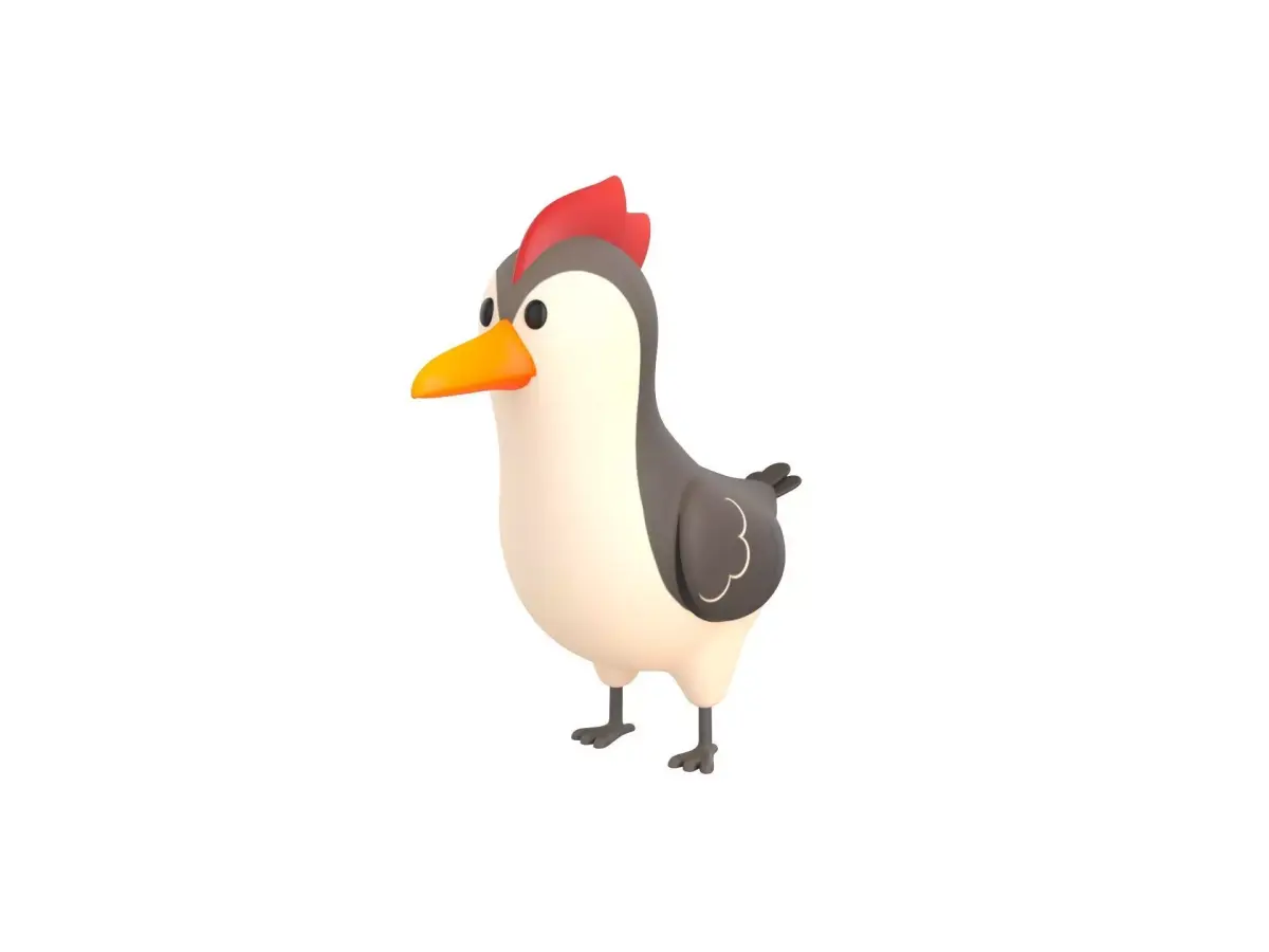 Character300 Woodpecker 3D model