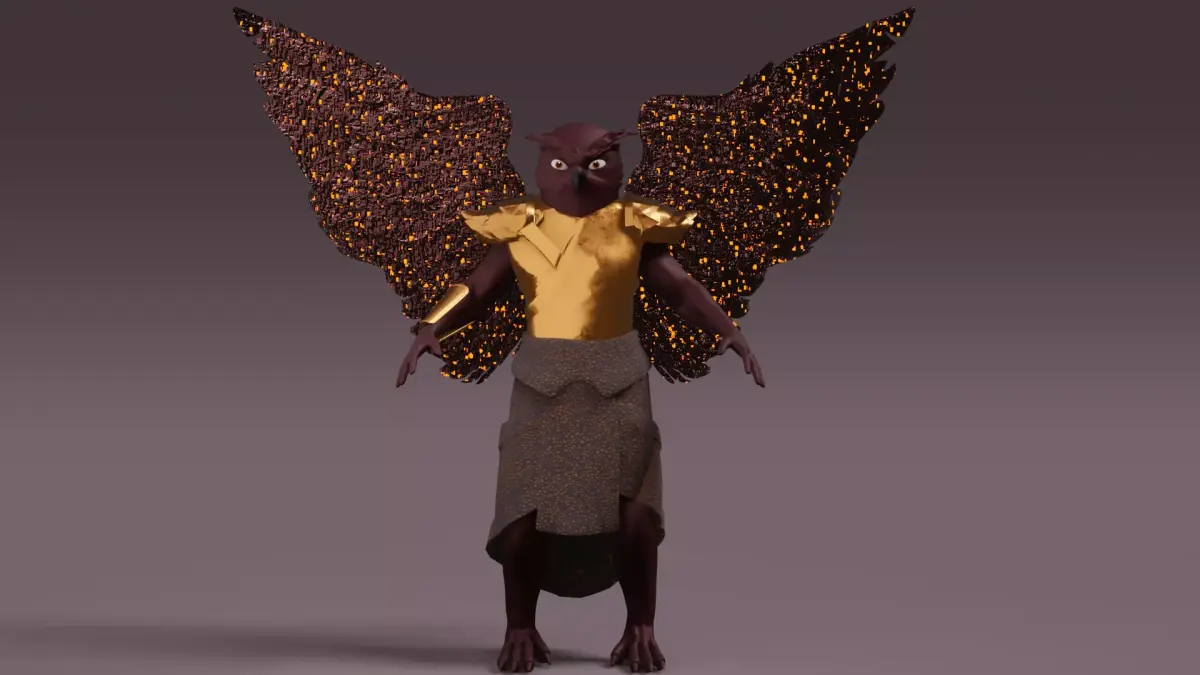 Owl man  3D model