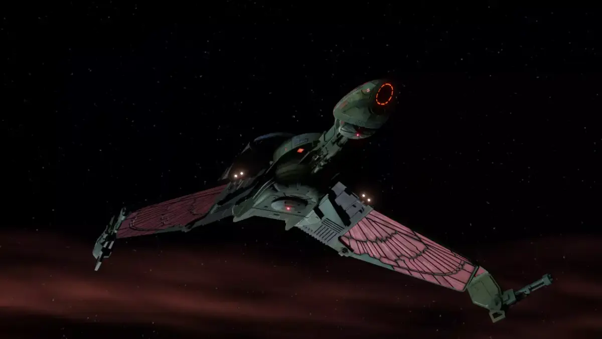 Klingon Bird of Prey - Brel Class Low-poly 3D model