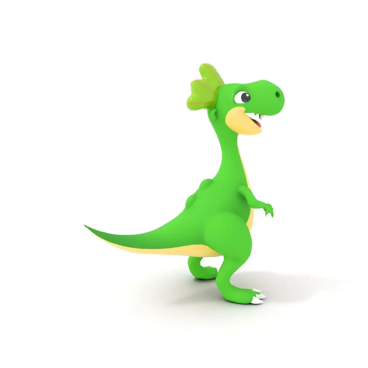 Playful Dinosaur Cartoon model pack Low-poly 3D model