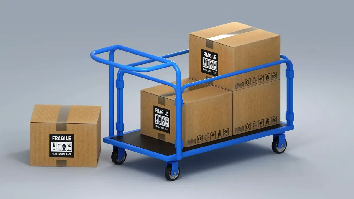 Hand Truck 02 Low-poly 3D model