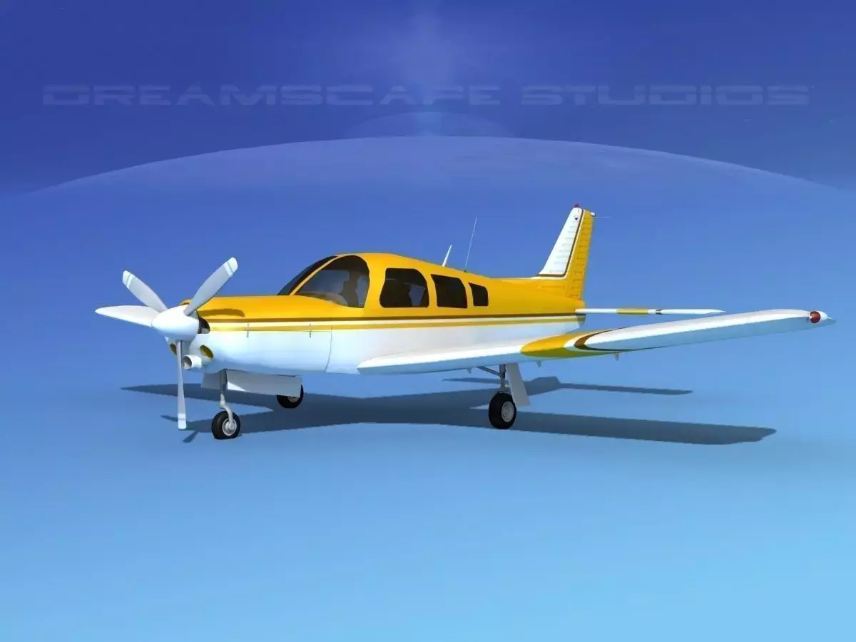 Piper Turbo Arrow 240 V15 3D model