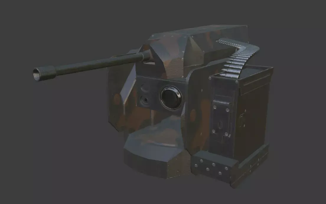 Sarp Weapon System Sarp Silah Sistemi Low-poly 3D model