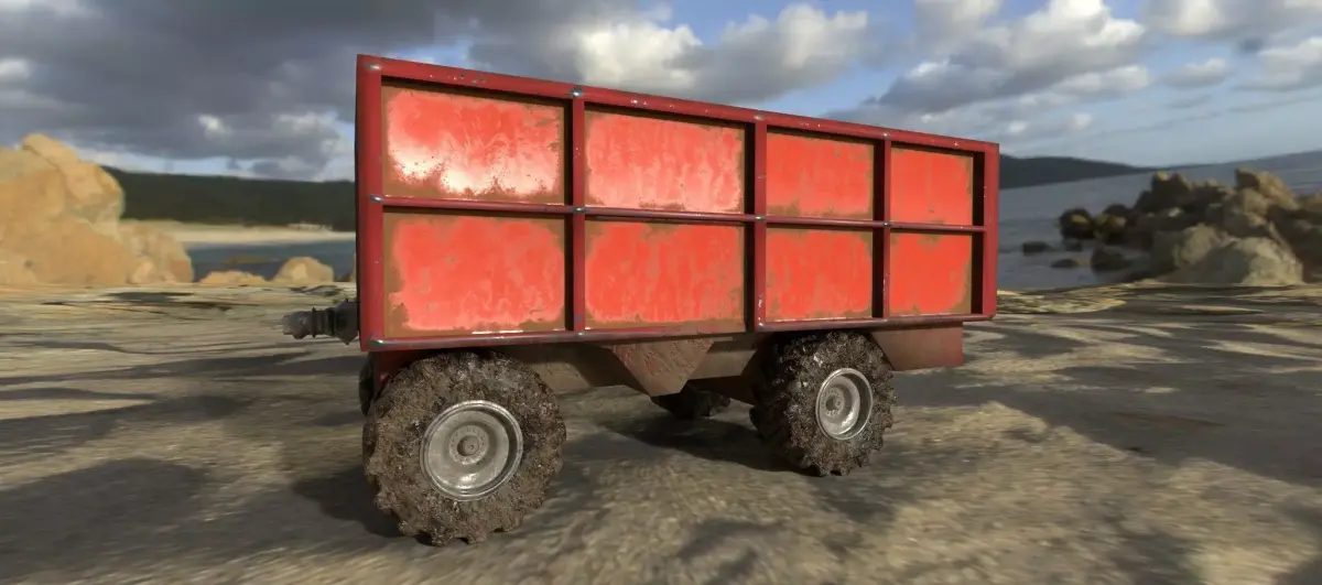 Container truck 3D model Low-poly 3D model from CGTrader