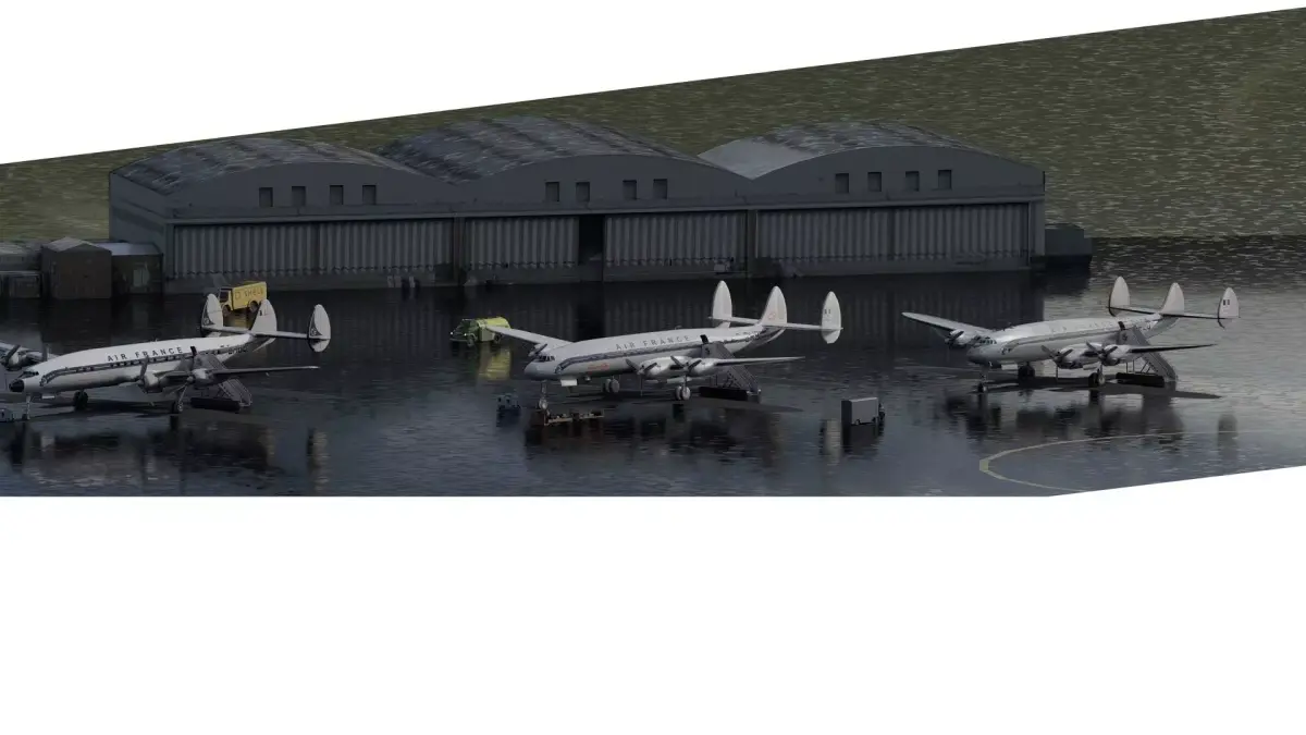 Constellation L-749 Constellation L-1049G and Starliner L-1649 3D model
