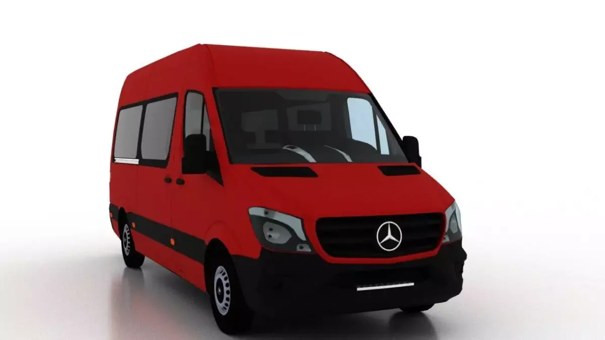 Mercedes Benz Sprinter L2H2 2015 Passenger EU 3D model