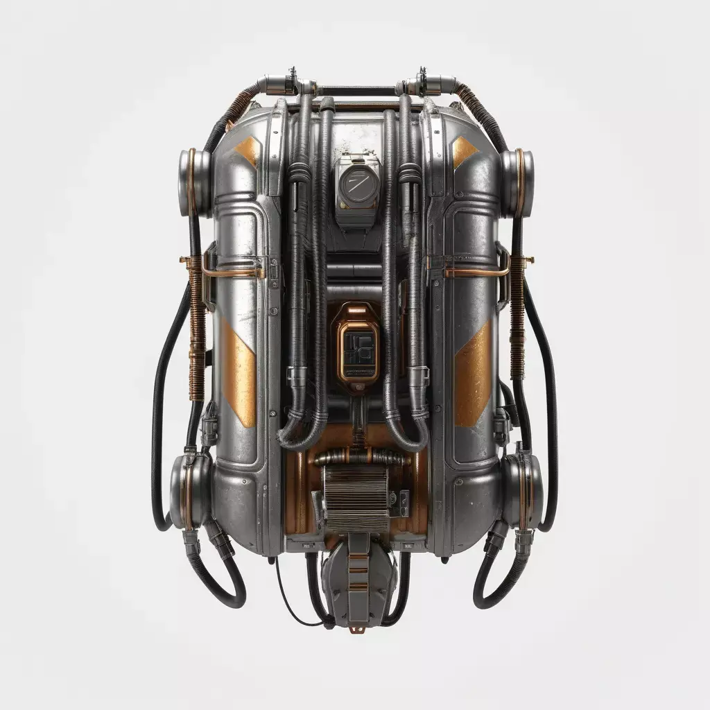 Battered SciFi Jetpack 3D model
