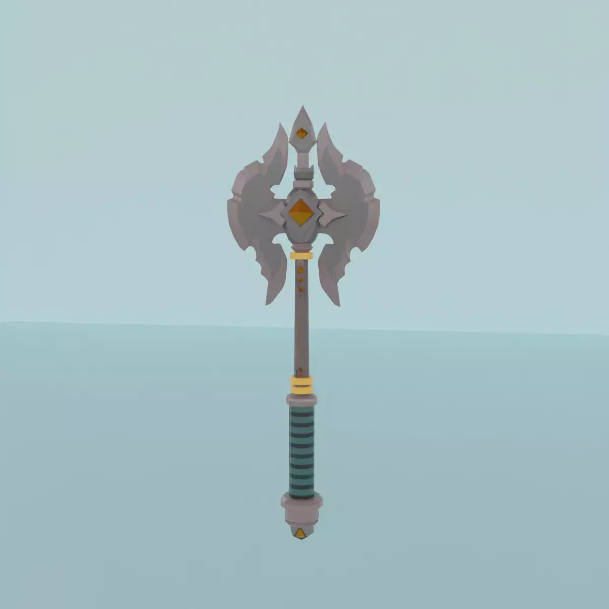 Game Ready Asset - Stylized Battle Axe  Free 3D model