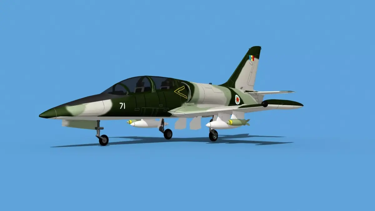 Aero Vodochody L-39C Albatross Moldova 3D model