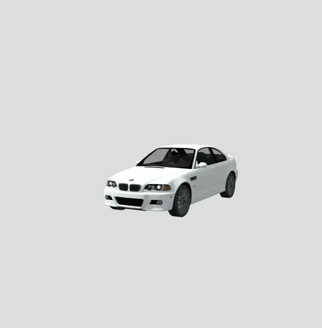 2003 BMW M3 E46 3D print model