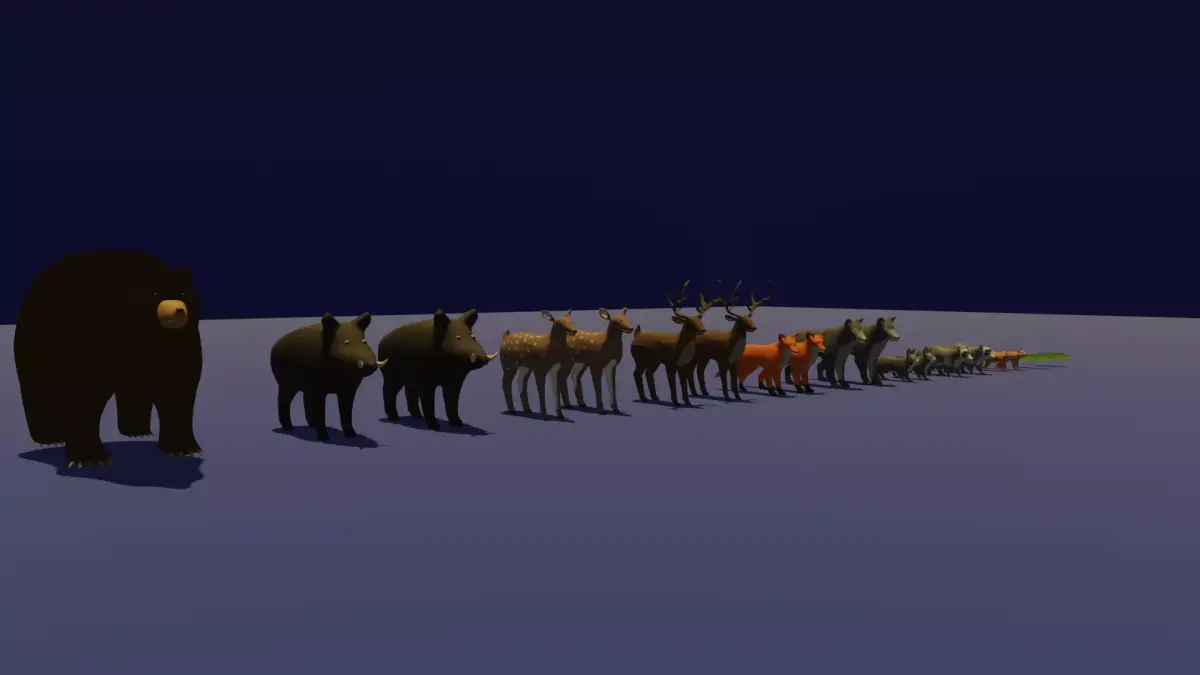 LowPoly Animal Pack Low-poly 3D model