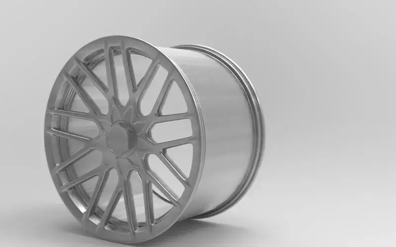 RIM 3D model RSE 19x10 SILVER A2 1000 3D model