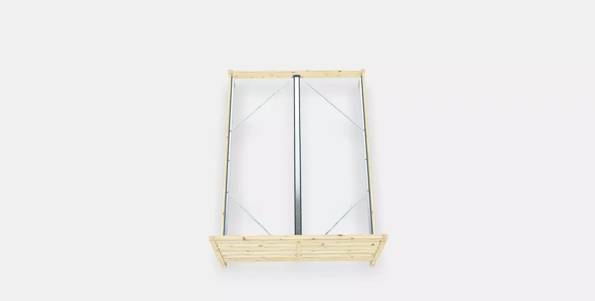 TARVA Bed frame 2 Low-poly 3D model