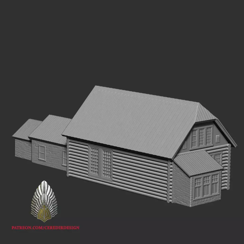 N Scale Train Canadian Pacific House 3d digital download 3D print model