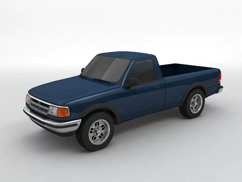 Small Pickup Truck 3D model