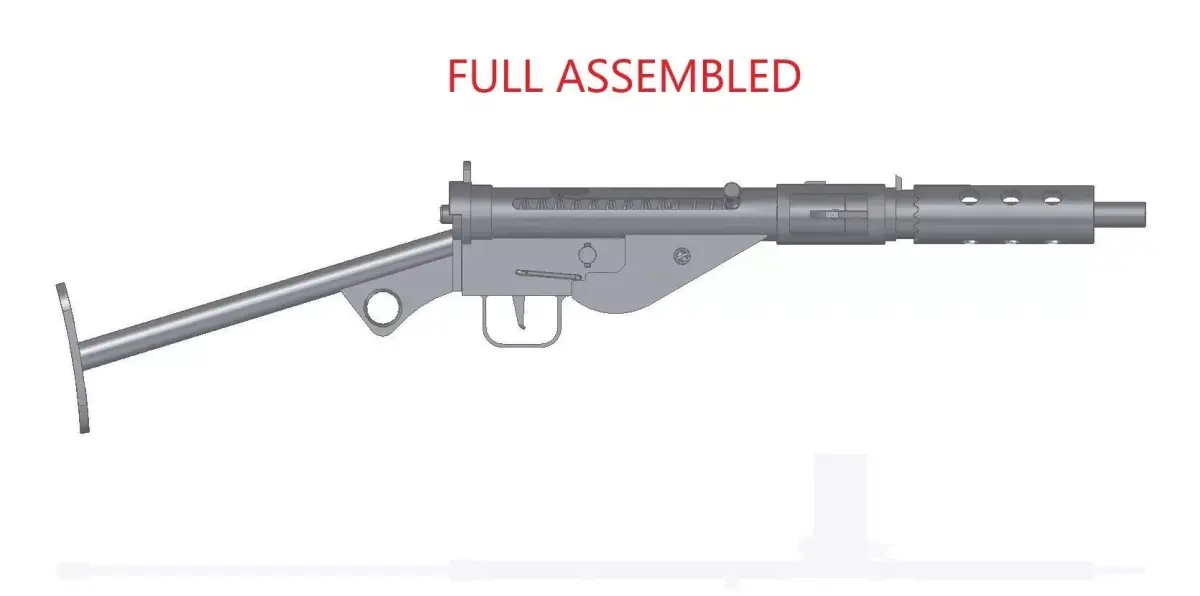 STEN MkII 3D model