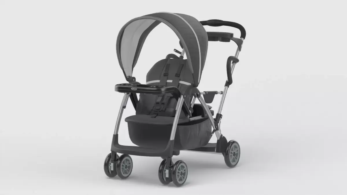 Baby stroller 3D model 3D model shop