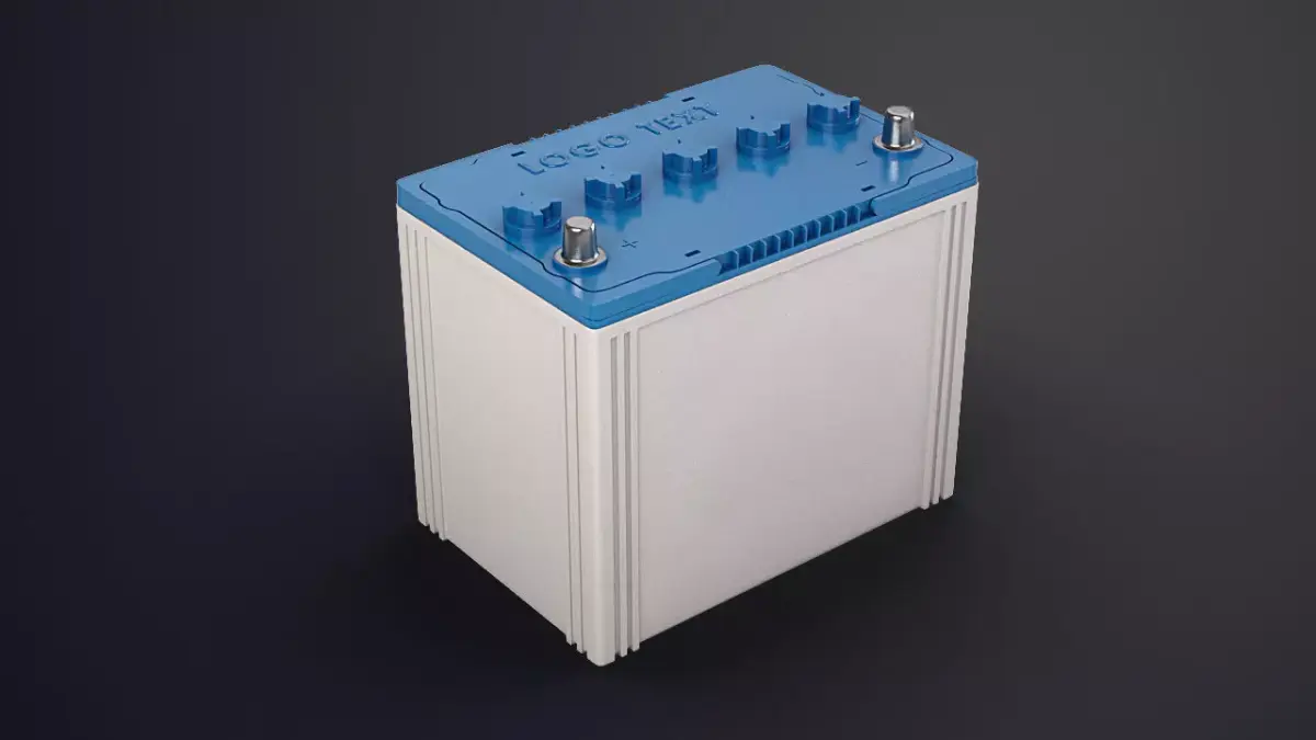 Commercial Vehicle Battery  3D model