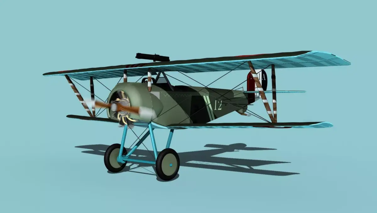 Nieuport 11 VHP V08 3D model