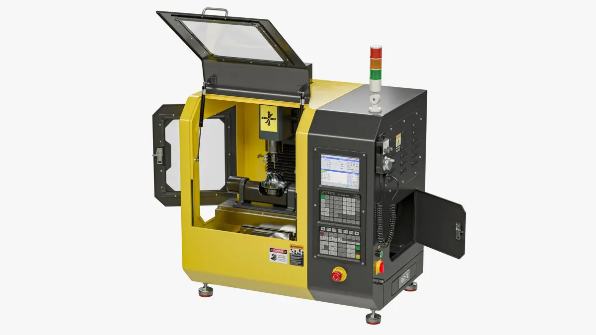 Tabletop Lathe 5 3D model
