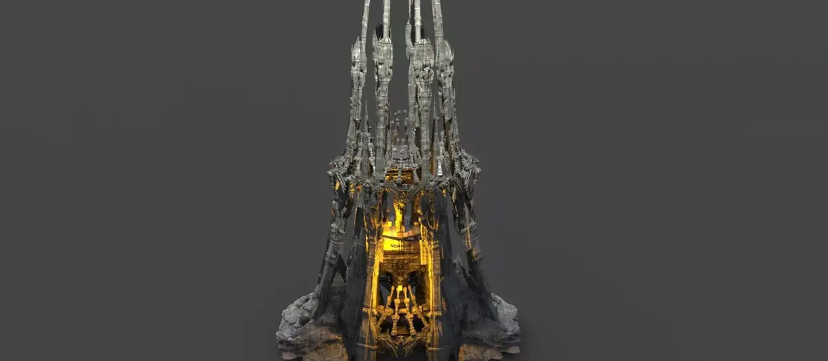 Dark Moria ore Tower 3  3D model