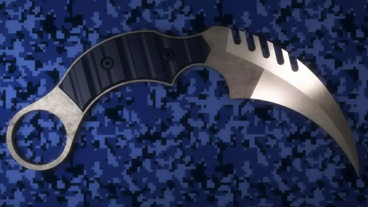 Karambit Knife 3D model buy