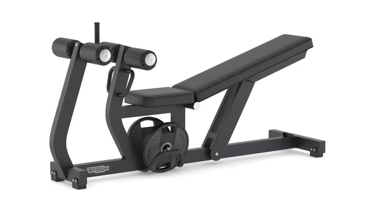 Technogym Bench Adjustable Decline AB Crunch Pure 3D model