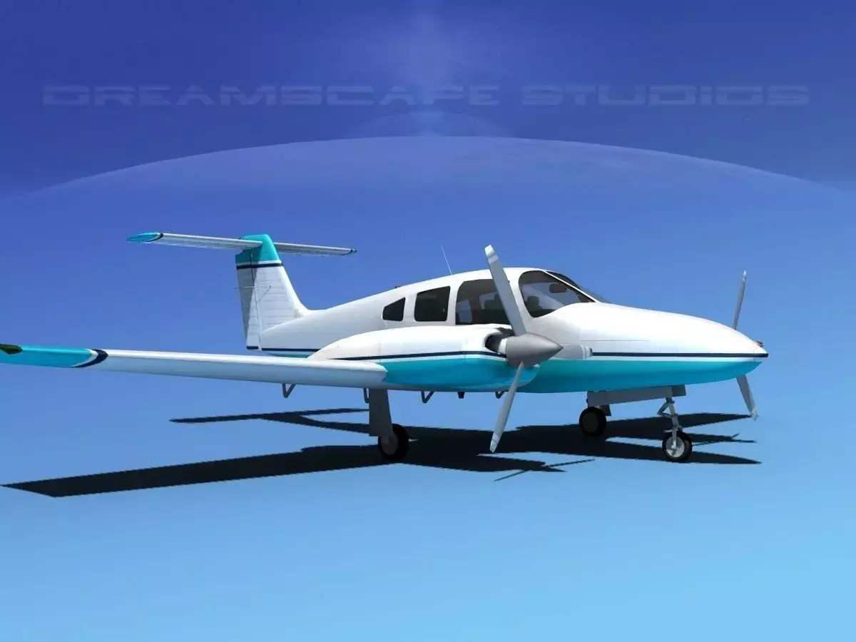 Piper PA-44-180 Seminole V08 3D model